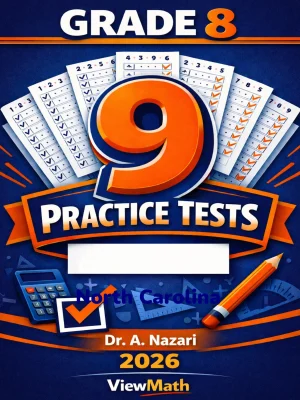 9 North Carolina NC EOG Grade 8 Math Practice Tests