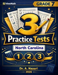 3 North Carolina NC EOG Grade 7 Math Practice Tests