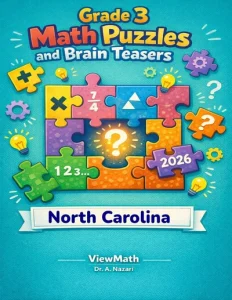 North Carolina NC EOG Grade 3 Math Puzzles and Brain Teasers