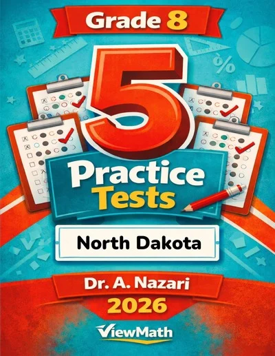 5 Full-Length North Dakota NDSA Grade 8 Math Practice Tests