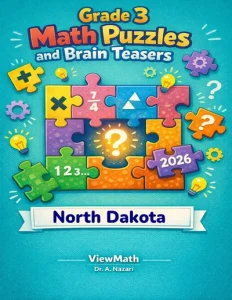 North Dakota NDSA Grade 3 Math Puzzles and Brain Teasers