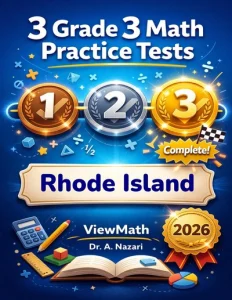 3 Rhode Island RICAS Grade 3 Math Practice Tests