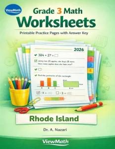 Rhode Island RICAS Grade 3 Math Worksheets