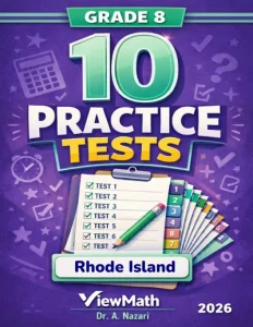 10 Rhode Island RICAS Grade 8 Math Practice Tests