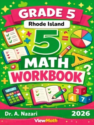 Rhode Island RICAS Grade 5 Math Workbook