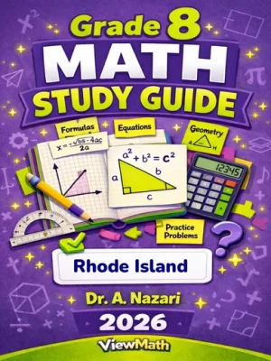 Rhode Island RICAS Grade 8 Math Made Easy