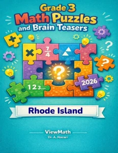 Rhode Island RICAS Grade 3 Math Puzzles and Brain Teasers