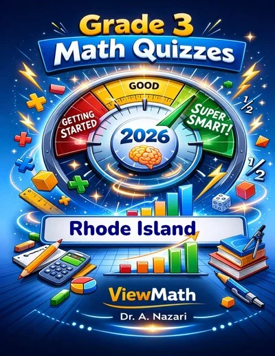 Rhode Island RICAS Grade 3 Math Quizzes