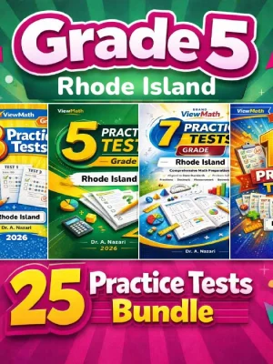 Rhode Island Grade 5 Math Bundle
