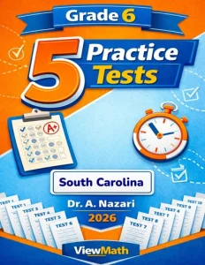 5 Full-Length South Carolina SC READY Grade 6 Math Practice Tests