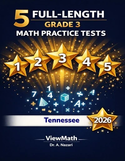 5 Full-Length Tennessee TCAP Grade 3 Math Practice Tests