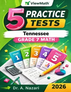 5 Full-Length Tennessee TCAP Grade 7 Math Practice Tests