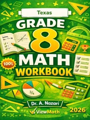 Texas STAAR Grade 8 Math Workbook