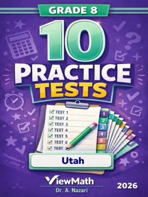 10 Utah RISE Grade 8 Math Practice Tests