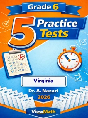 5 Full-Length Virginia SOL Grade 6 Math Practice Tests