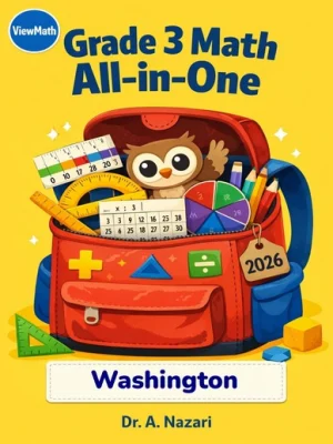 Washington SBA Grade 3 Math All-in-One