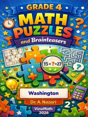 Washington SBA Grade 4 Math Puzzles and Brain Teasers