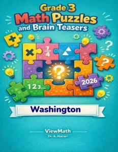 Washington SBA Grade 3 Math Puzzles and Brain Teasers