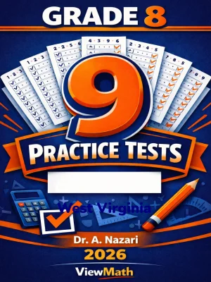 9 West Virginia WVGSA Grade 8 Math Practice Tests