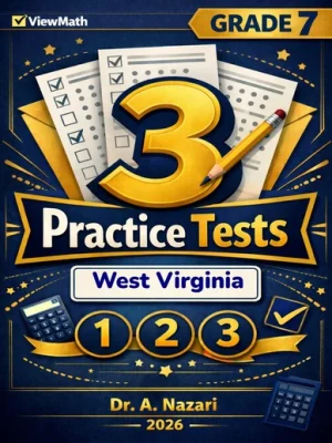 3 West Virginia WVGSA Grade 7 Math Practice Tests