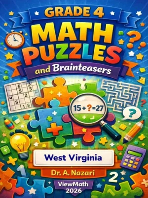 West Virginia WVGSA Grade 4 Math Puzzles and Brain Teasers