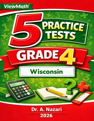 5 Full-Length Wisconsin Forward Exam Grade 4 Math Practice Tests
