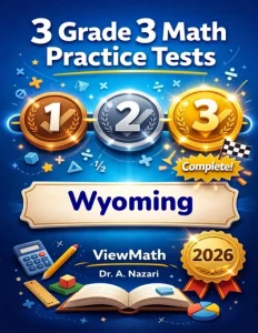 3 Wyoming WY-TOPP Grade 3 Math Practice Tests