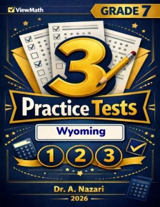 3 Wyoming WY-TOPP Grade 7 Math Practice Tests