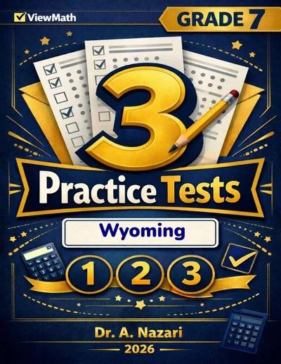 3 Wyoming WY-TOPP Grade 7 Math Practice Tests