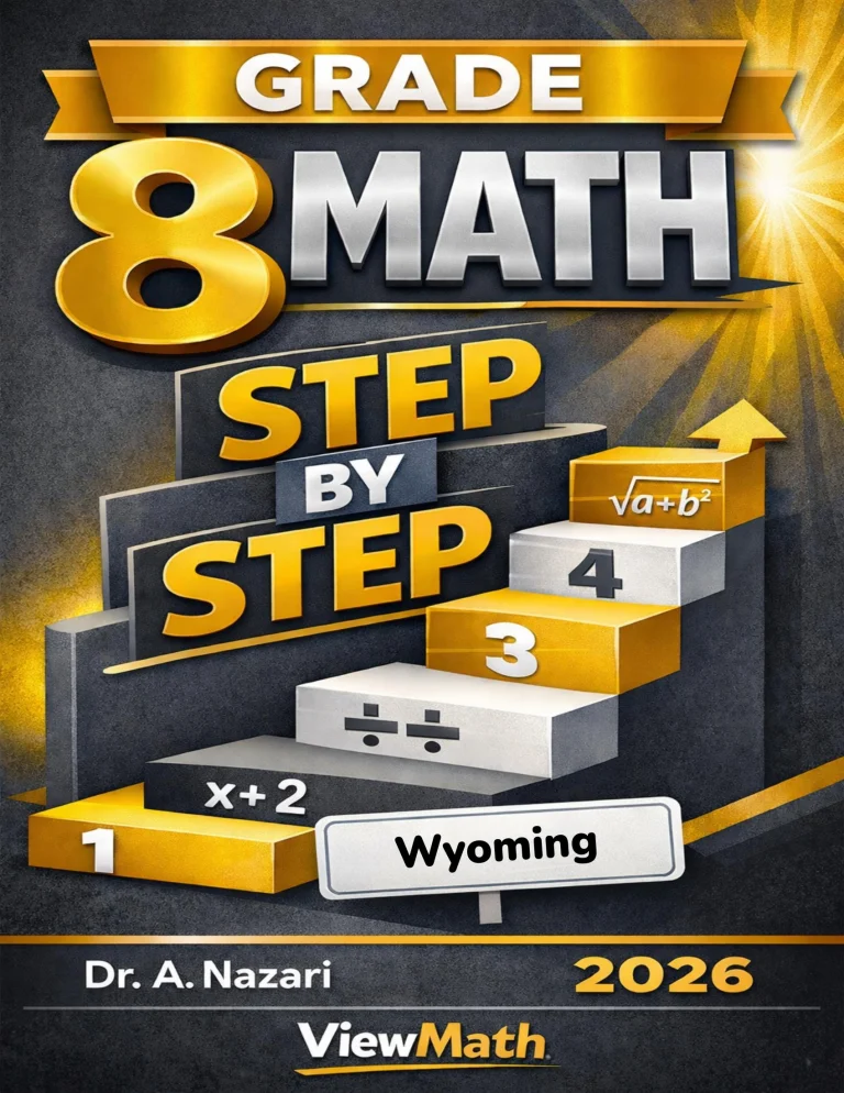 Wyoming WY-TOPP Grade 8 Math Step by Step