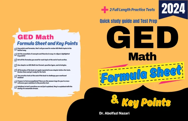 GED Math Formula Sheet and Key Points: Quick Study Guide and Test Prep ...