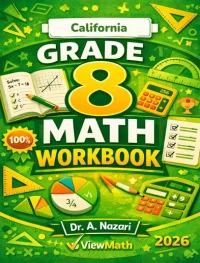 California CAASPP Grade 8 Math Workbook
