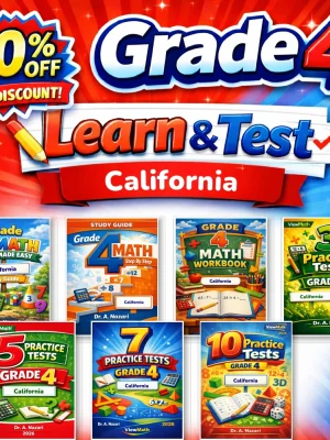 California Grade 4 Math Bundle