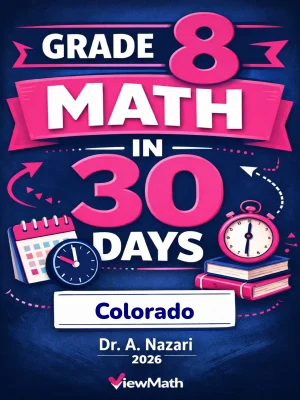 Colorado CMAS Grade 8 Math in 30 Days