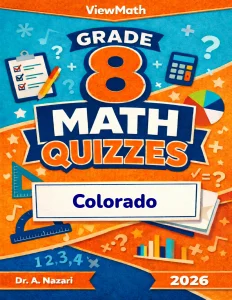Colorado CMAS Grade 8 Math Quizzes