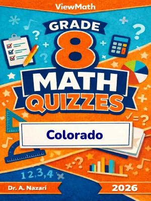 Colorado CMAS Grade 8 Math Quizzes