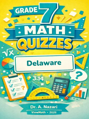 Delaware DeSSA Grade 7 Math Quizzes