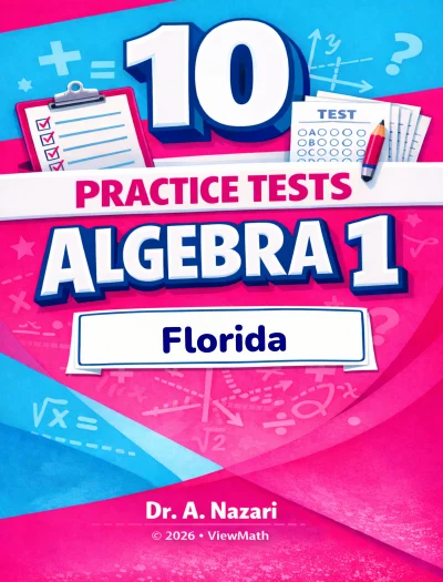 10 Florida B.E.S.T. EOC Algebra 1 Math Practice Tests