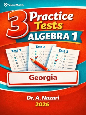 3 Georgia Milestones EOC Algebra 1 Math Practice Tests