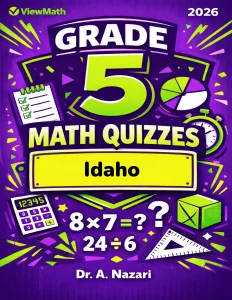 Idaho ISAT Grade 5 Math Quizzes