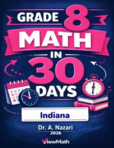 Indiana ILEARN Grade 8 Math in 30 Days