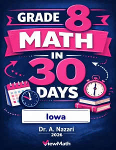 Iowa ISASP Grade 8 Math in 30 Days