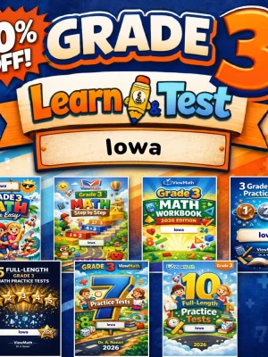 Iowa Grade 3 Math Bundle