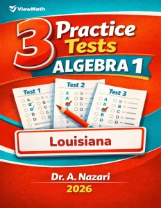 3 Louisiana LEAP 2025 Algebra 1 Math Practice Tests