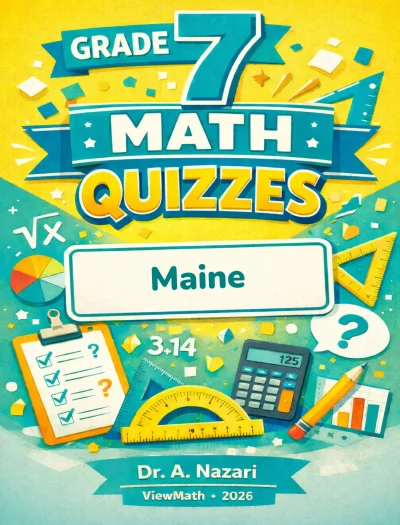 Maine MTYA Grade 7 Math Quizzes