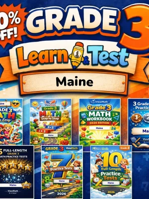 Maine Grade 3 Math Bundle