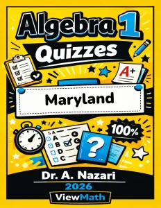 Maryland MCAP Algebra 1 Math Quizzes