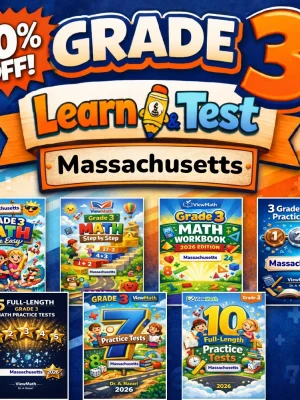 Massachusetts Grade 3 Math Bundle