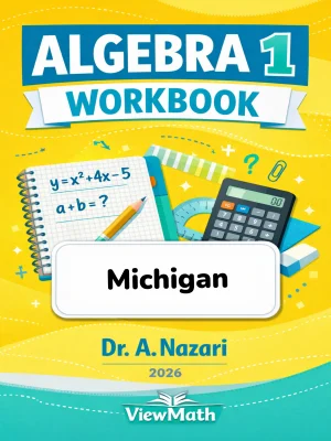 Michigan M-STEP Algebra 1 Math Workbook