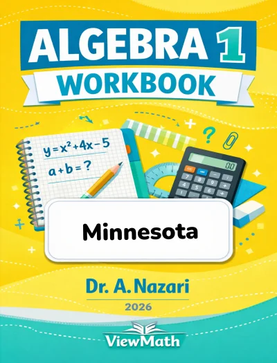 Minnesota MCA Algebra 1 Math Workbook